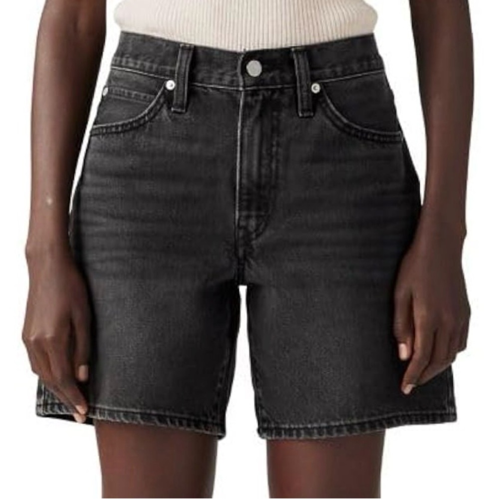 Levi's Charcoal Jean Shorts